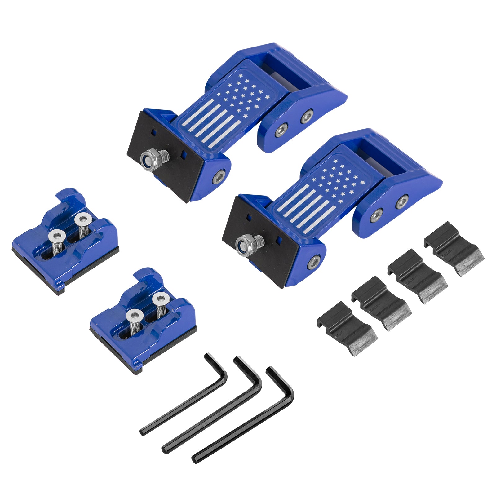 Hood Latches for '07-'26 Jeep Wrangler JK JKU JL JLU 4XE and Jeep Gladiator JT (2pcs/set)