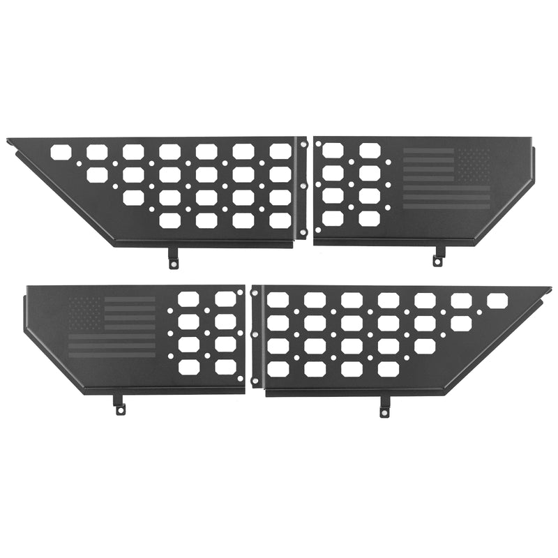Jeep Wrangler Metal Front Door Storage Box for (2018-Present) Jeep Wrangler JL JLU 4XE and Gladiator JT (2PCS)