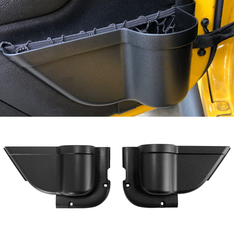 '11-'18 Jeep Wrangler JK JKU 2/4 Door ABS Front Door Storage Box (2PCS)