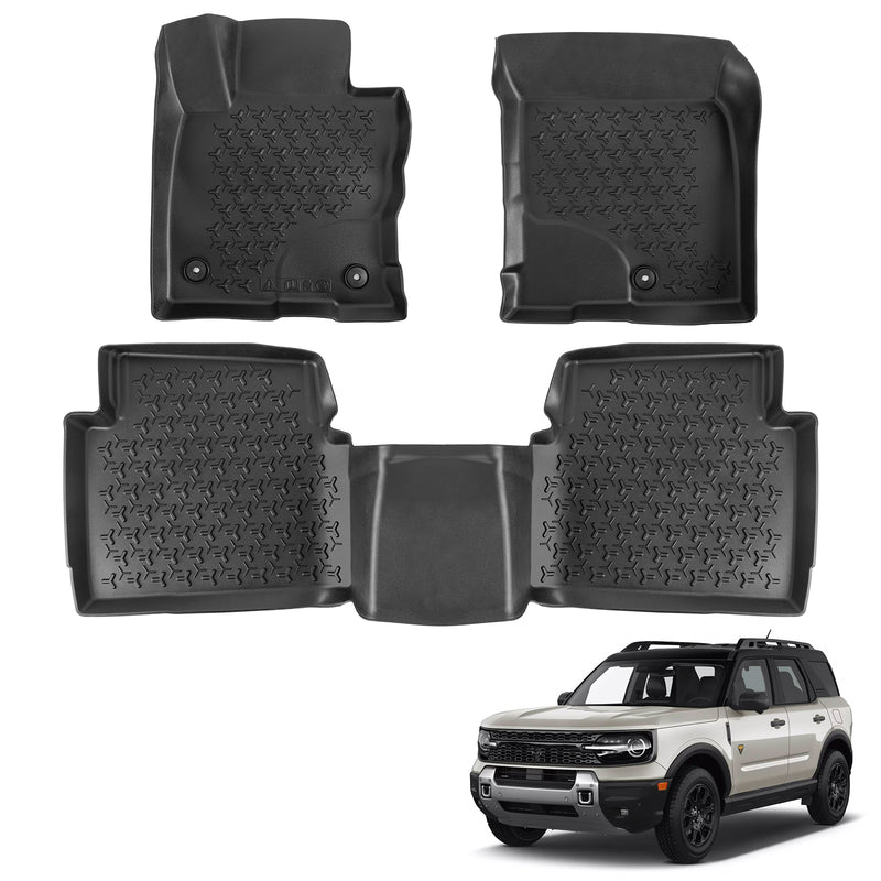 Ford Bronco Sport All Weather TPE Front & Rear Floor Mats