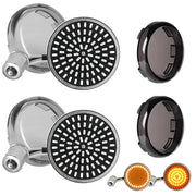 1156 Bullet-Style LED Rear Turn Signals (Red or Amber) for Harley-Davidson Motorcycles 2PCS - rear turn signal design