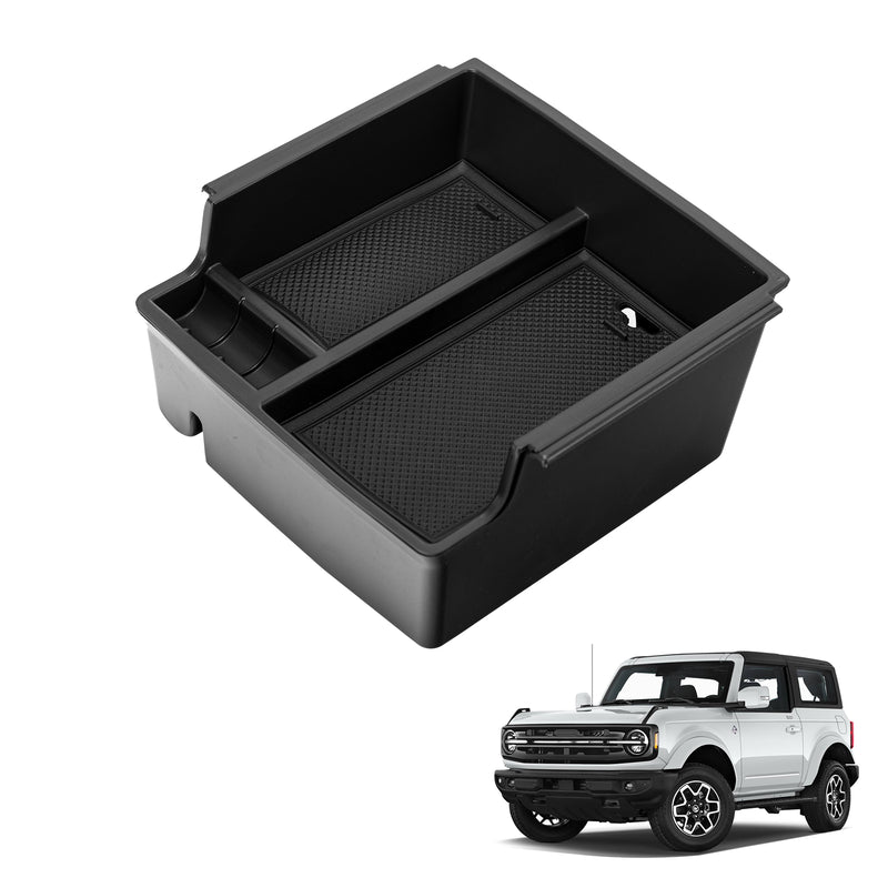 Center Console Storage Organizer for 2021-2024 Ford Bronco (Not compatible for Bronco Sport)