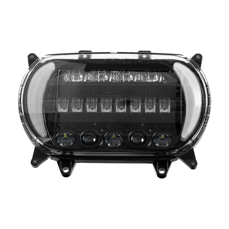Harley-Davidson '15-'25 Road Glide 5.75" Black Dual Headlights with DRL and Turn Signals