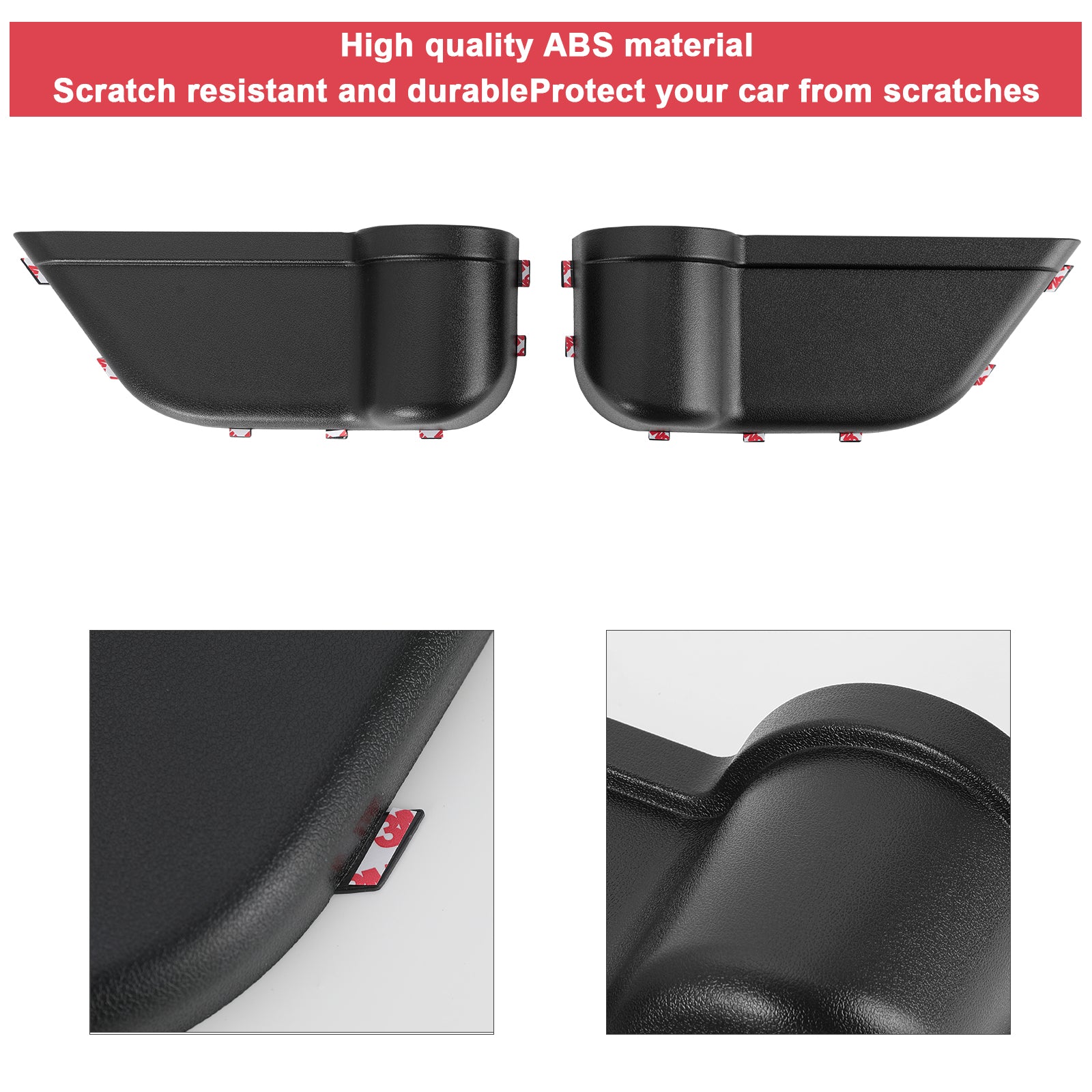 Jeep ABS Front & Rear Door Storage Box for '18-'26 Jeep Wrangler JL JLU 4XE and Gladiator JT