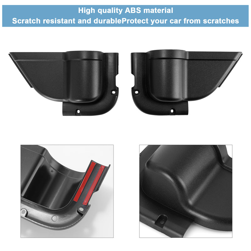 '11-'18 Jeep Wrangler JK JKU 2/4 Door ABS Front Door Storage Box (2PCS)