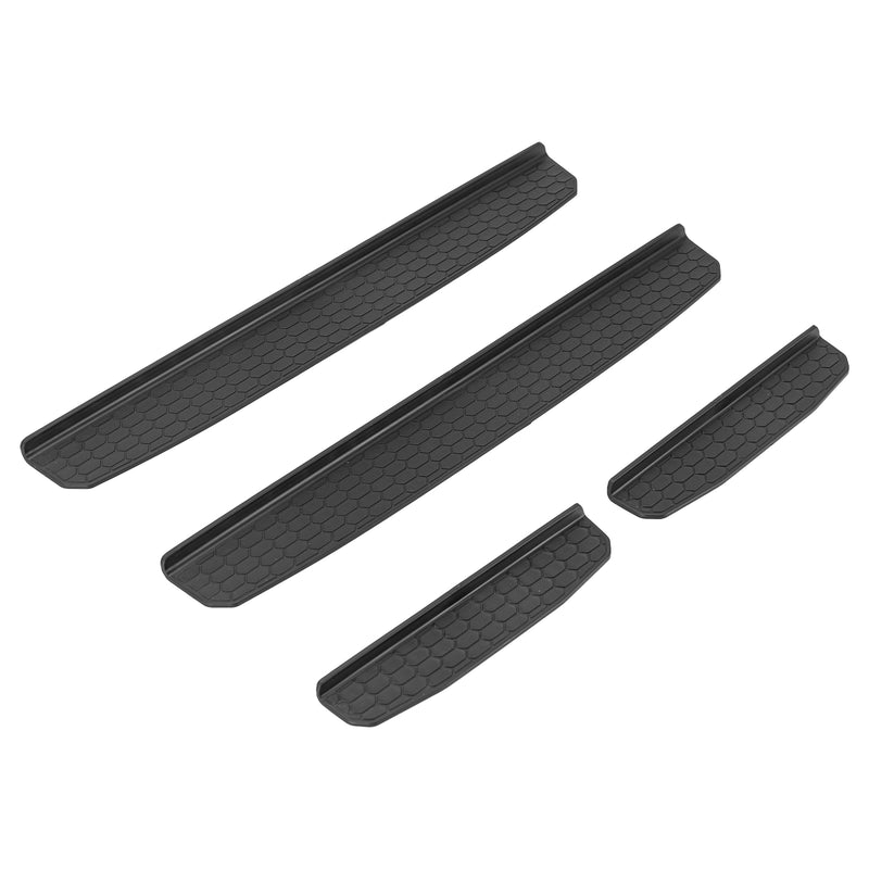 4-Piece Rigid PP Door Sill Guards for 2020–2026 Jeep Gladiator JT