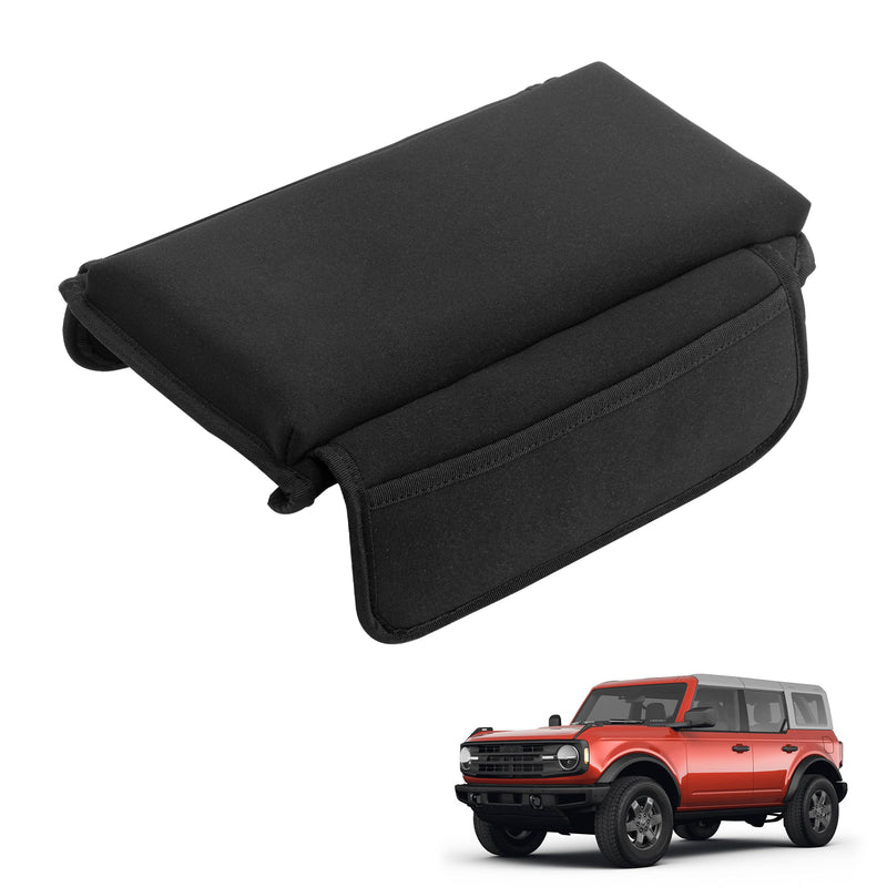 Center Console Armrest Cover with Side Pockets for 2021+ Ford Bronco