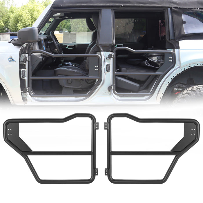 Ford Bronco Tube Doors for 2021-2025 Ford Bronco 4-Door Front and Rear Door (4PCS)