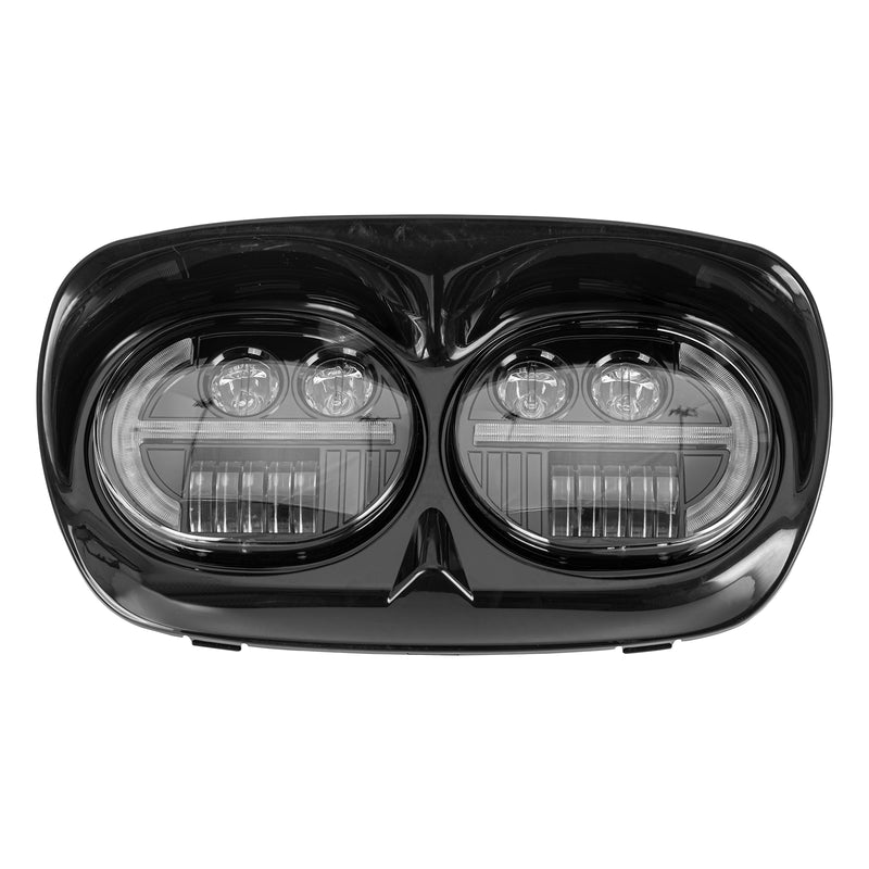 High-Performance Dual-Visionz LED Headlight for '15-'25 Harley-Davidson Road Glide with Integrated DRL & Turn Signals