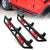 2018-2024 Jeep Wrangler JLU 4 Door Black Stainless Steel Running Boards & Step Bars