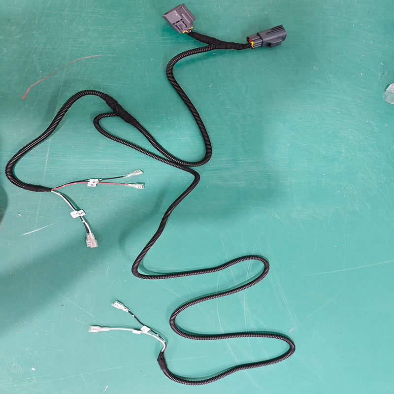 Sunpie Rear Bumper Three-Way Splitter Harness for Work & License Plate Lights | 2007-2018 Jeep Wrangler JK JKU