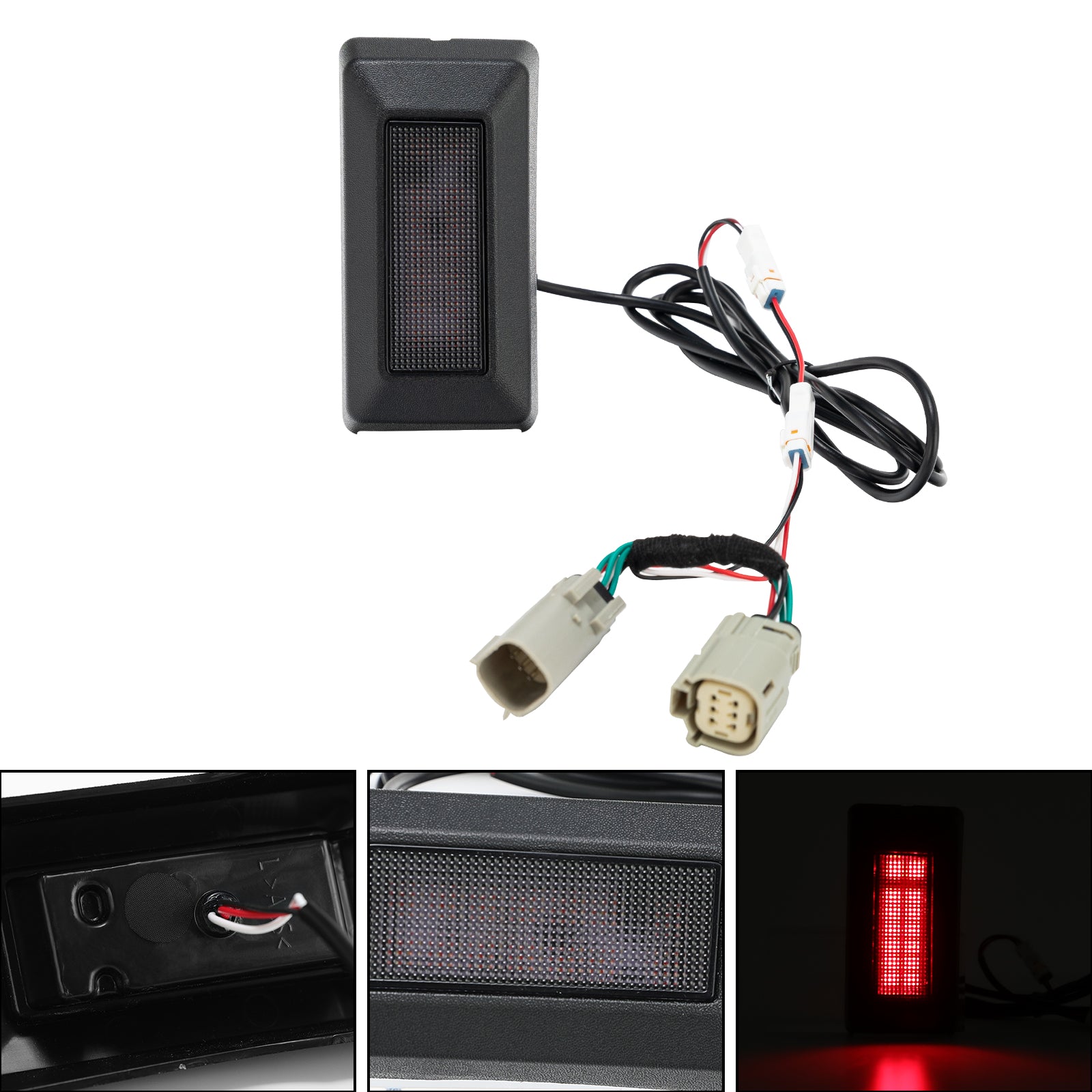 Rear Window ABS-Plastic LED Brake Light for 2021-2026 Ford Bronco (2Pcs/Set)