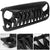 Jeep Wrangler JK/JKU Black ABS Mustang Grille