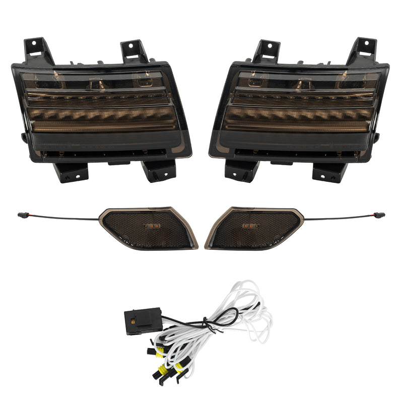 Dynamic LED Fender & Side Marker Lights for Jeep JL/4xe & Gladiator (Non-Sport)
