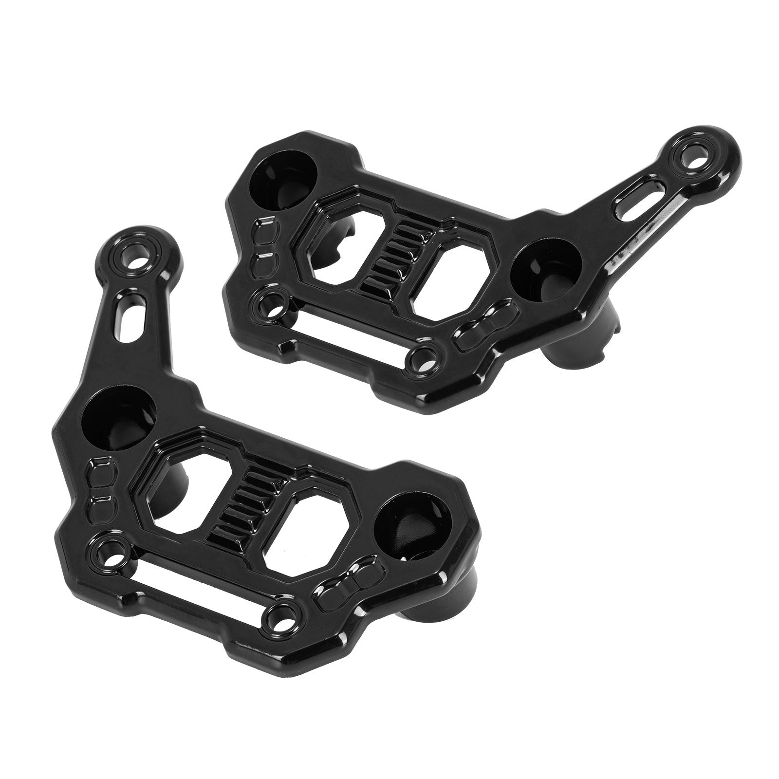 Front A-Pillar Off-Road Single/Dual Light Mounting Brackets for 2018+ Jeep Wrangler JL/JLU 4xe Jeep Gladiator JT (2PCS)