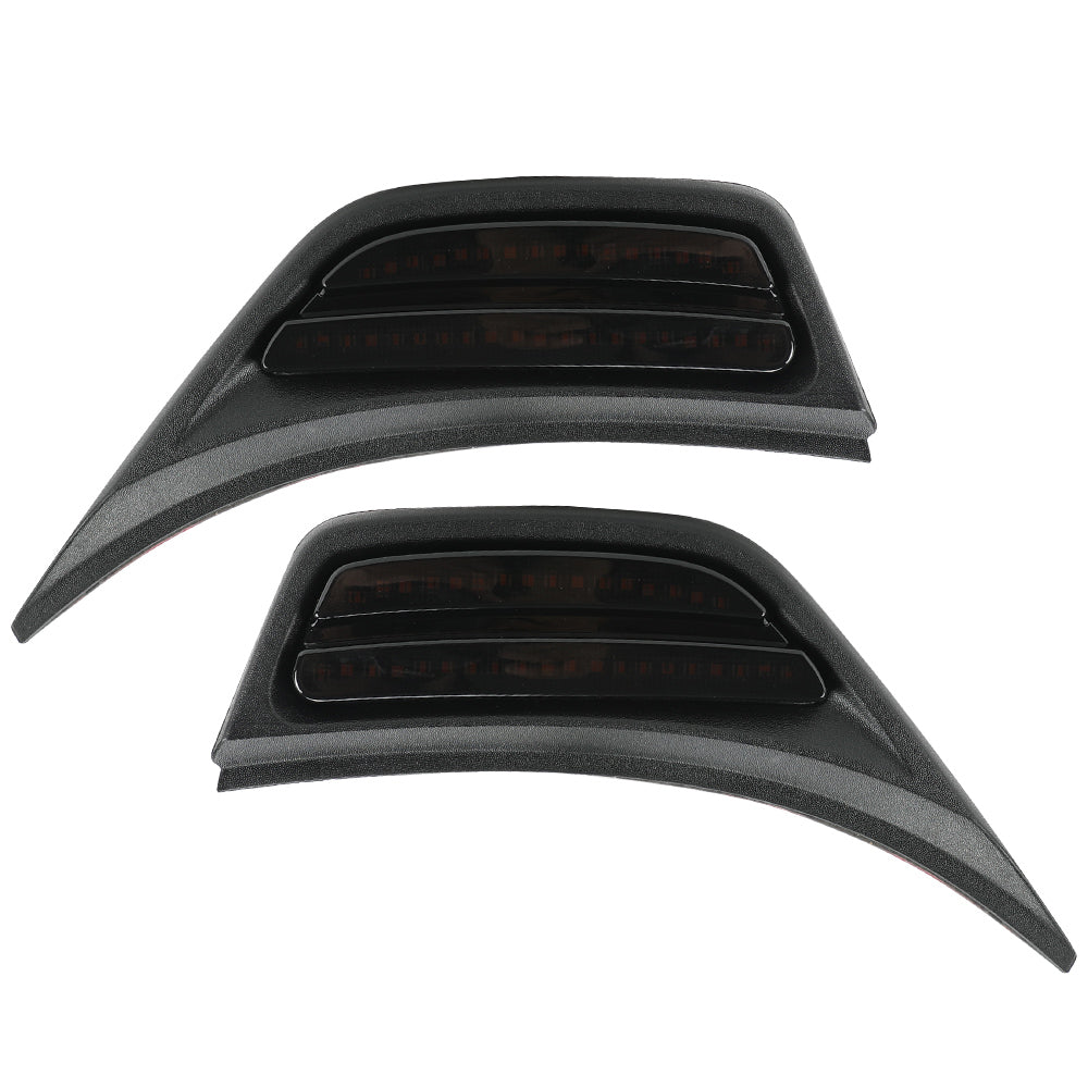 LED Fender Side Marker Lights DRL Dynamic Turn Signal Compatible with 2018-2026 Jeep Wrangler 4xe JL JLU Jeep Gladiator JT (2PCS)