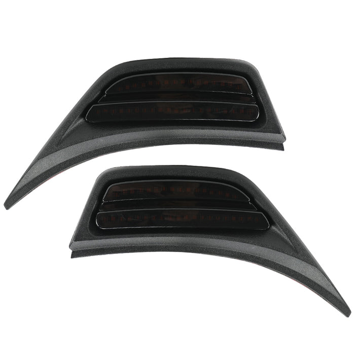 Sunpie LED Fender Side Marker Lights DRL Dynamic Turn Signal Compatible with 2018-2025 Jeep Wrangler 4xe JL JLU Jeep Gladiator JT