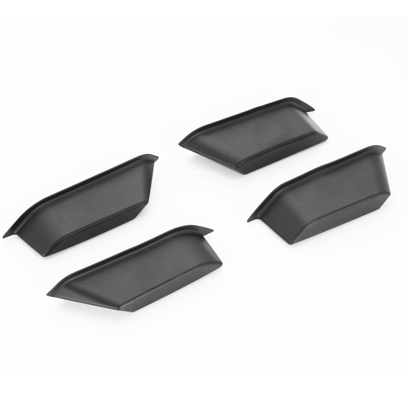 Front & Rear Door TPE Handle Drop in Storage Bins for 2021+ Ford Bronco 2-4 Door (4PCS)