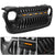 Jeep Grille (Angry Birds) with White/Amber LED Lights ABS Matte Black for 2018-2024 Jeep Wrangler & Jeep Gladiator JT