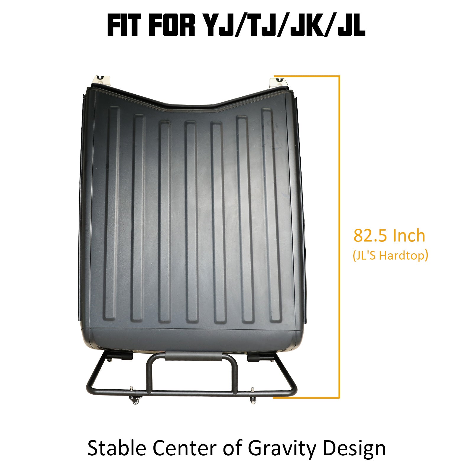 Sliding Hard Top & Freedom Panel Storage Rack for 1987-2026 Jeep Wrangler YJ TJ JK JL 4xe