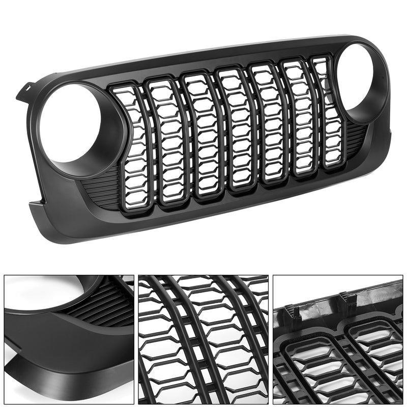 Mesh ABS Plastic Jeep Grille for 2007-2018 Wrangler JK/JKU