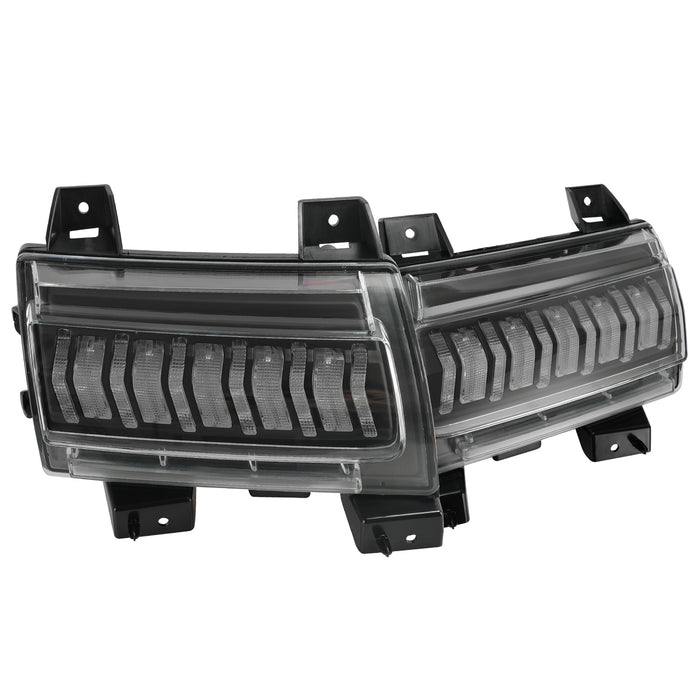 USR Clear LED Side Marker Lights For Jeep Wrangler JL & Gladiator JT (2018+) - Dual Light Bar
