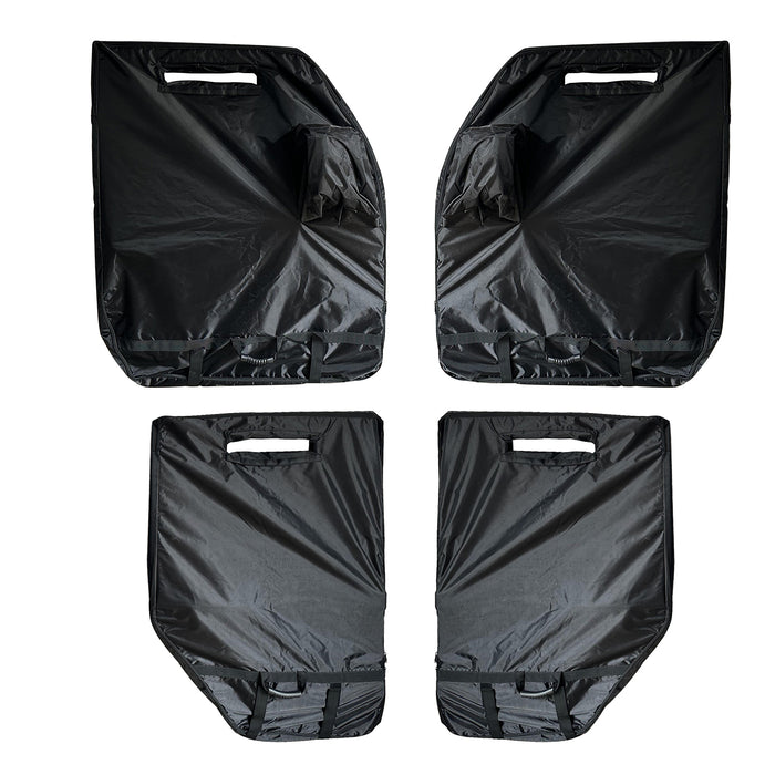 Jeep Hard Door Storage Bag 2PCS/4PCS for 1976-2024 Jeep Wrangler JK JL JKU JLU YJ TJ Jeep Gladiator JT