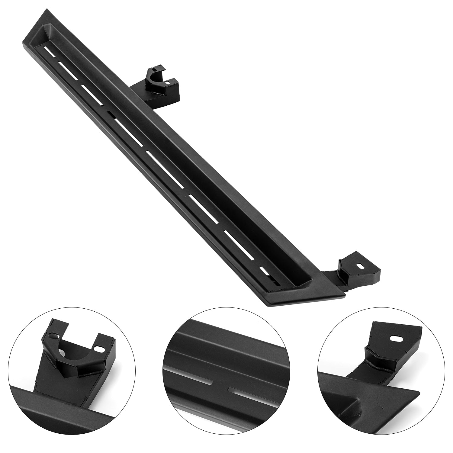 Jeep Running Boards Blade Series Carbon Steel Tubing for Jeep Wrangler 4xe JLU 4-Door (2018-2026）