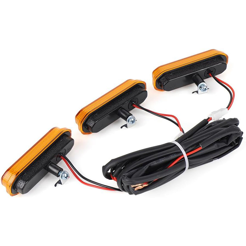 LED Front Grille Lights (3-Pack) for 2021-2024 Bronco Sport (Stock Grille)