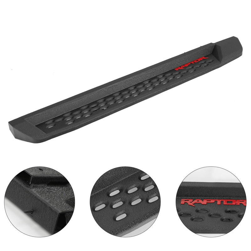 Raptor Style Carbon Steel Running Boards for 2021-2025 Ford Bronco 2-Door