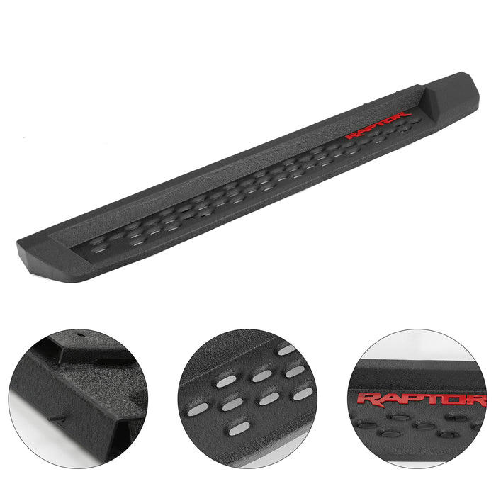 Raptor Style Carbon Steel Running Boards for 2021-2025 Ford Bronco 2-Door