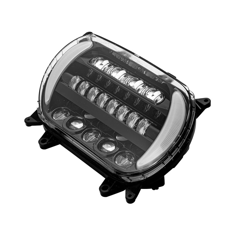 Harley-Davidson '15-'25 Road Glide 5.75" Black Dual Headlights with DRL and Turn Signals