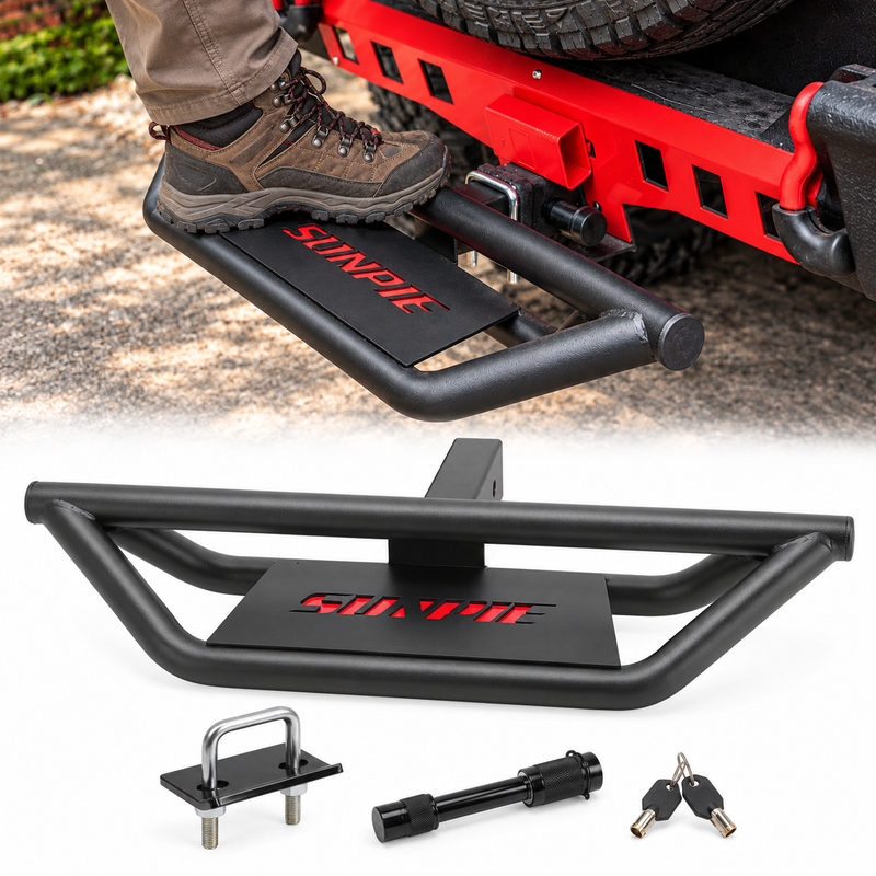 2" Hitch Step for Jeep Wrangler, Gladiator & Ford Bronco