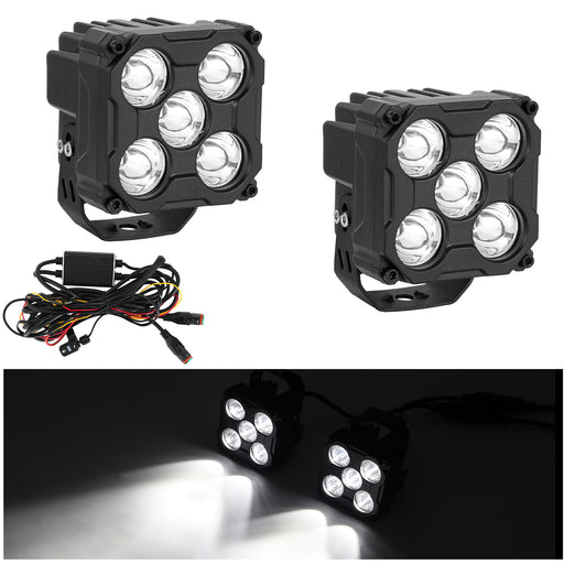 3.5" 170W White LED Off-Road Work Light Pods with 3D Glass Lens 3.5" 170W White LED Off-Road Work Light Pods with 3D Glass Lens