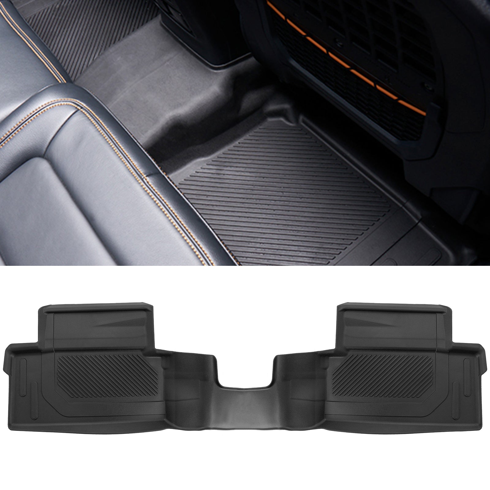 Bronco All Weather TPE Front & Rear Floor Mats for 2021-2026 Ford Bronco 2-Door