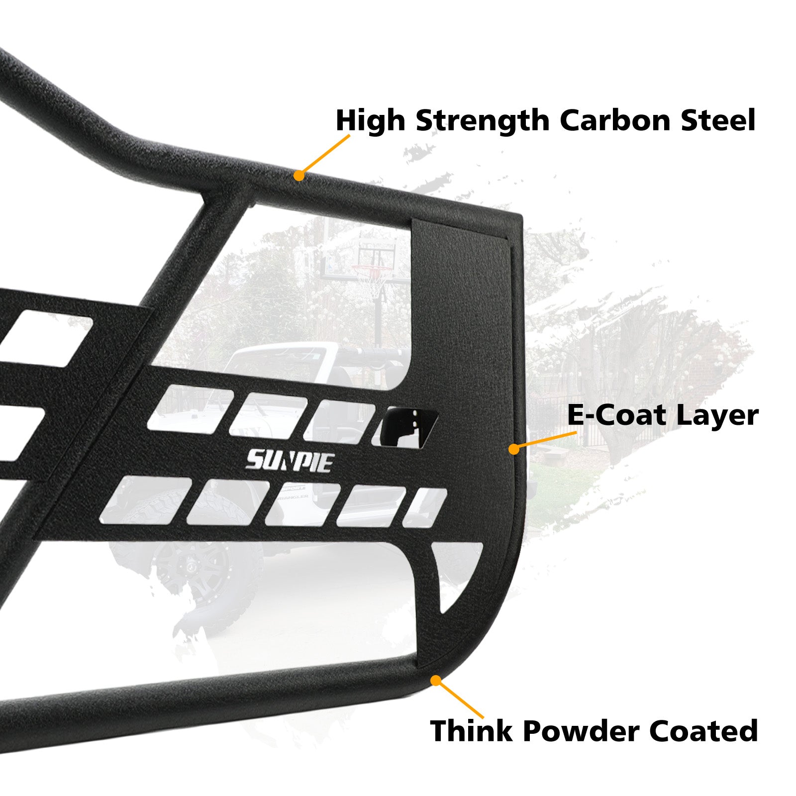 4-Door Safari Half Tube Doors for 2007-2018 Jeep Wrangler JK Unlimited (4PCS Set)