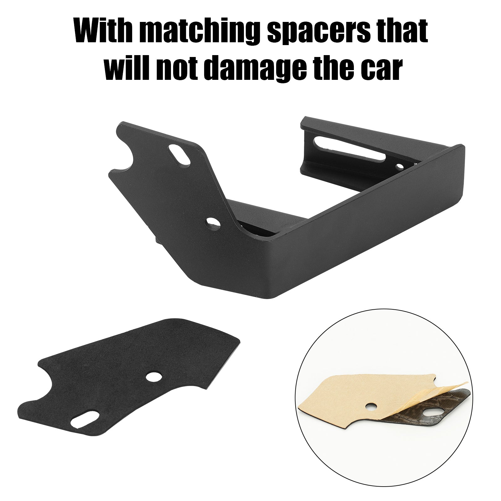 Front A-Pillar Off-Road Dual Light Mounting Brackets for 2021-2026 Ford Bronco 2/4 Door (2Pcs/Set)