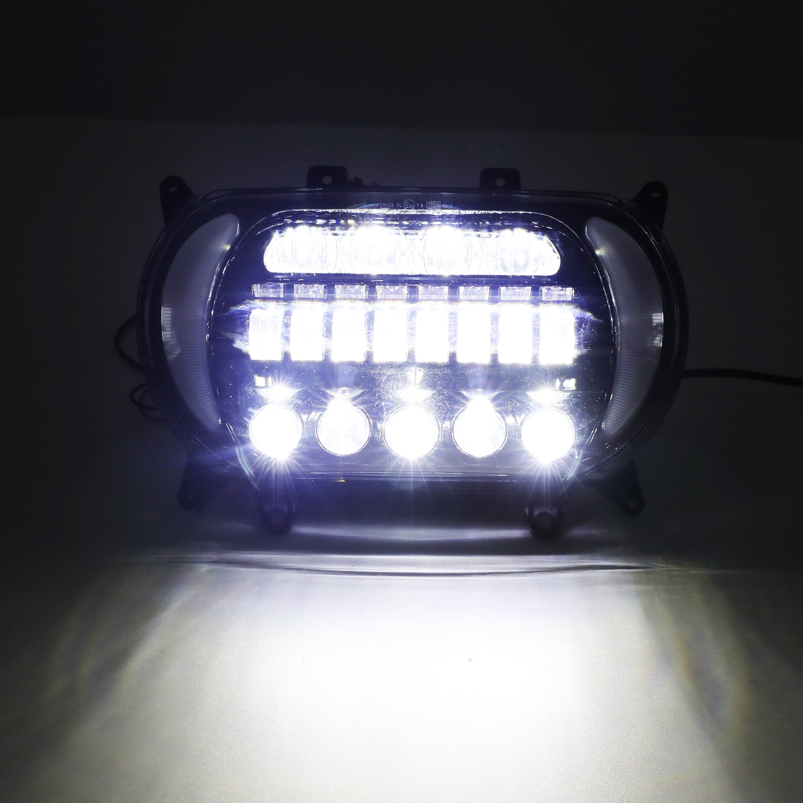 LED Headlight Assembly for Harley Road Glide 2015–2026 | Black Lens with DRL & Turn Signals