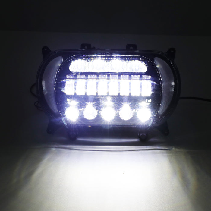 Harley-Davidson '15-'25 Road Glide 5.75" Black Dual Headlights with DRL and Turn Signals