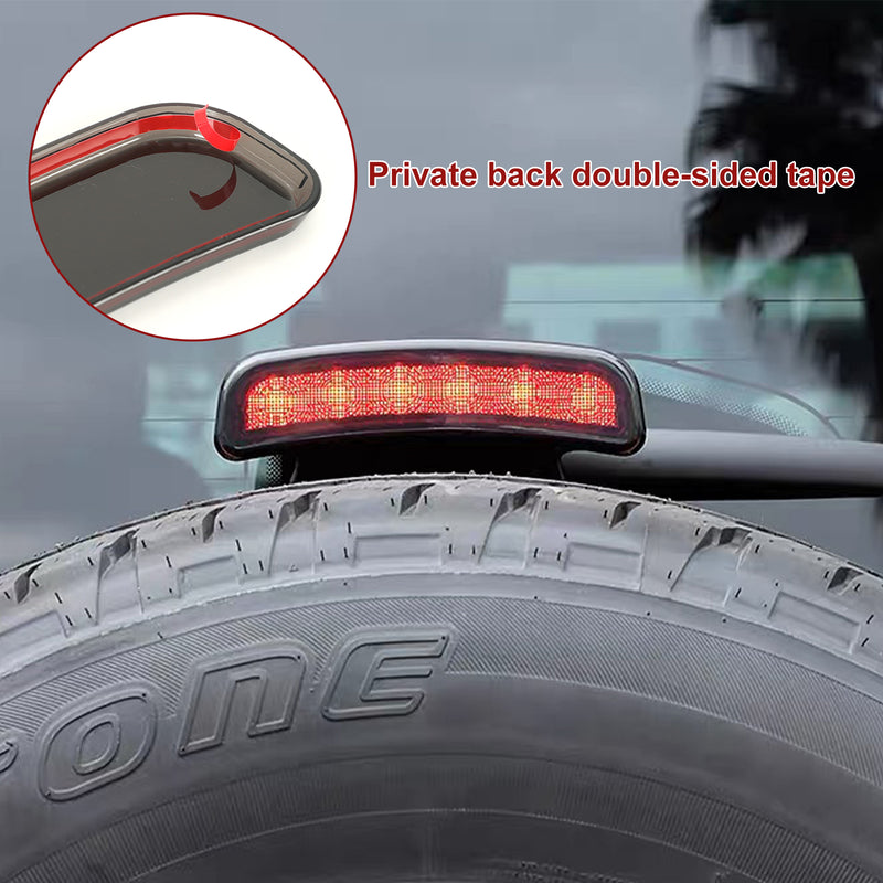 Smoked Third Brake Light Lens Cover Trim for 2021-2026 Ford Bronco