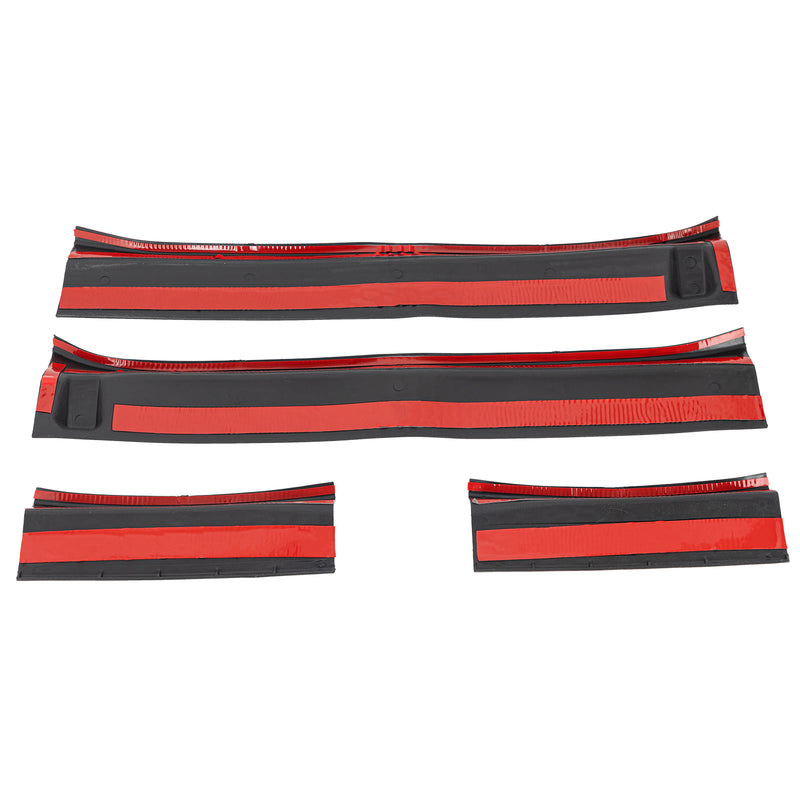 Door Sill Guards Kit for 2018-2026 Jeep Wrangler JL JLU 4XE and Jeep Gladiator JT (4 PCS)