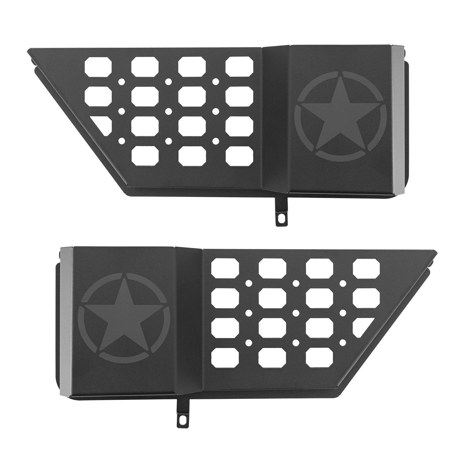 Jeep Metal Front & Rear Door Storage Box for 2018-2026 Jeep Wrangler JL JLU 4XE and Gladiator JT