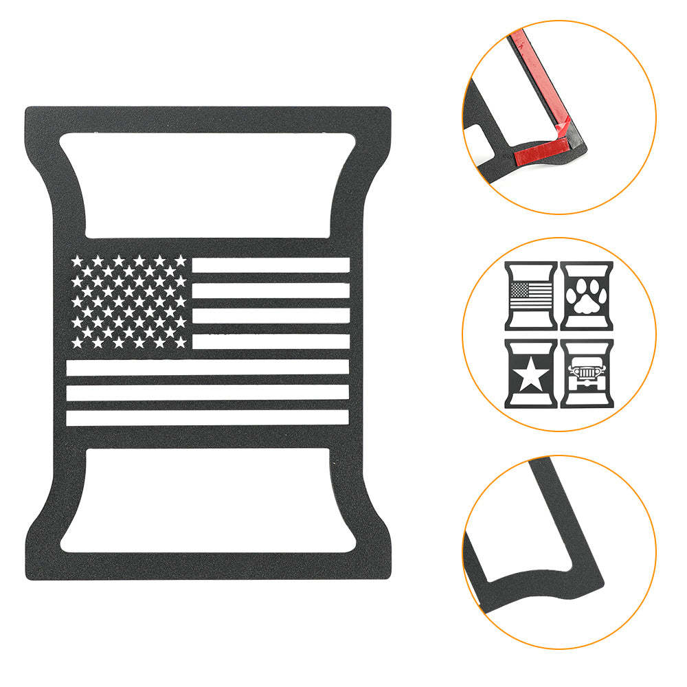 Tail Light Cover Guards for 2018-2026 Jeep Wrangler JL JLU (Four Pairs)