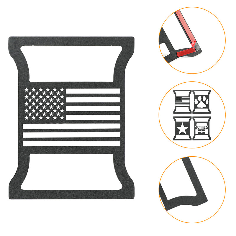 Tail Light Cover Guards for 2018-2025 Jeep Wrangler JL JLU (Four Pairs)