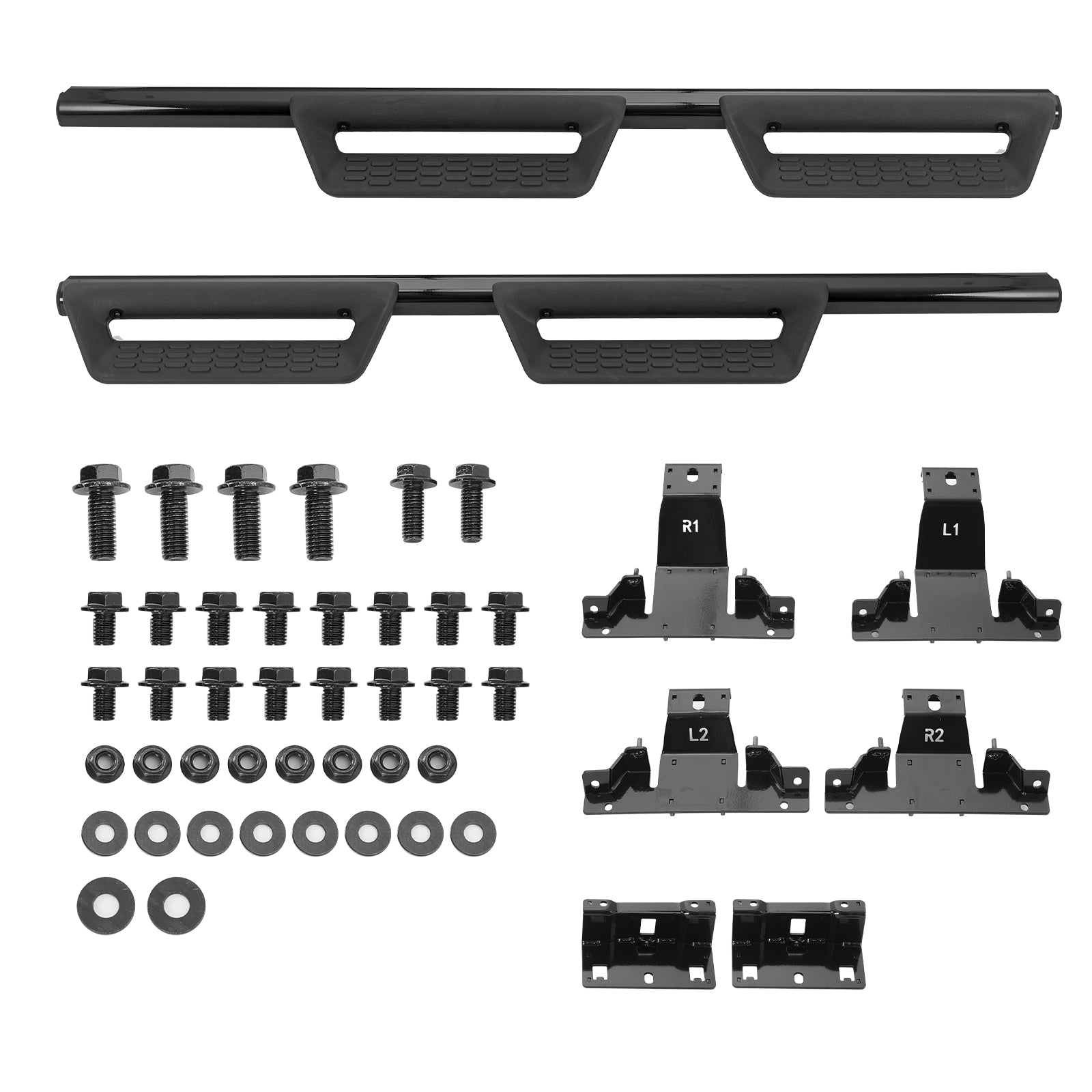 (2021-2023) Ford Bronco 4Dr Tube Side Steps | Entry Aids Running Boards (2pcs)