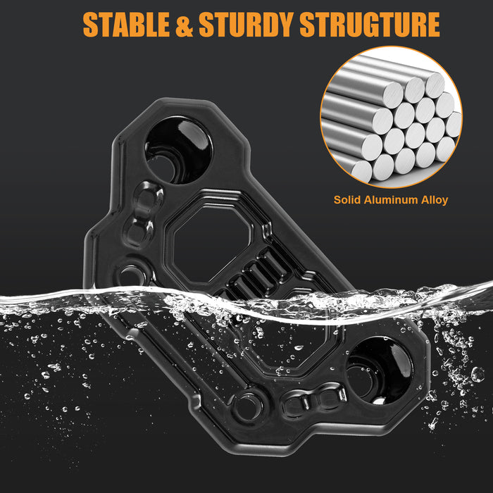 Front A-Pillar Off-Road Single/Dual Light Mounting Brackets for 2018+ Jeep Wrangler JL/JLU 4xe Jeep Gladiator JT