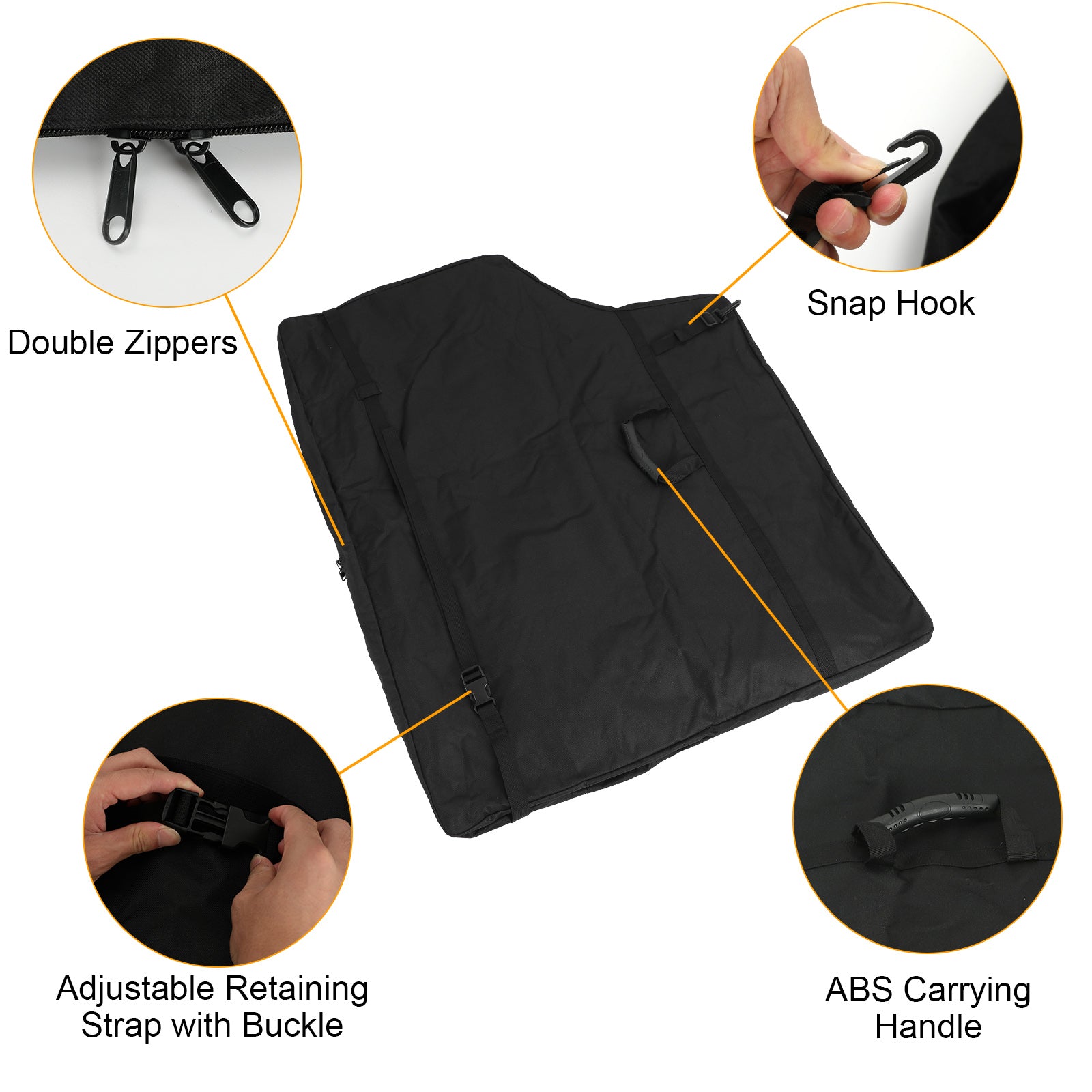 Sunpie Hard Top Freedom Panel Storage Bag Compatible with 2007-2026 Jeep Wrangler JK JKU JL JLU 4xe 2/4 Door & 2019-2026 Jeep Gladiator JT