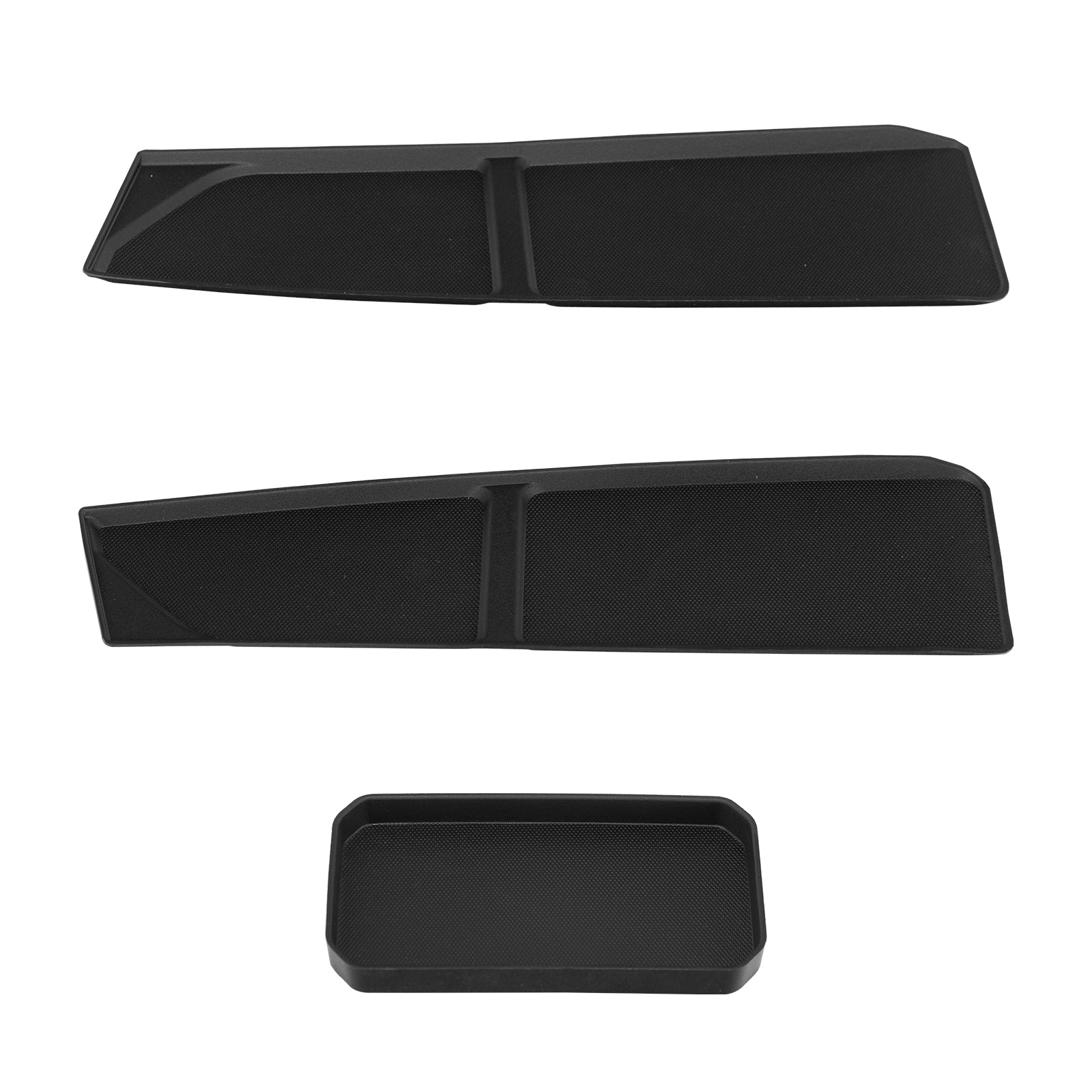 TPE Anti-Slip Center Console Dash Tray for 2021-2026 Ford Bronco 2/4-Door (3PCS)