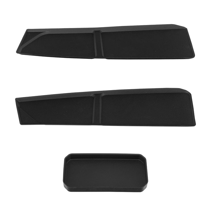 TPE Anti-Slip Center Console Dash Tray for 2021-2025 Ford Bronco 2/4-Door (3PCS)