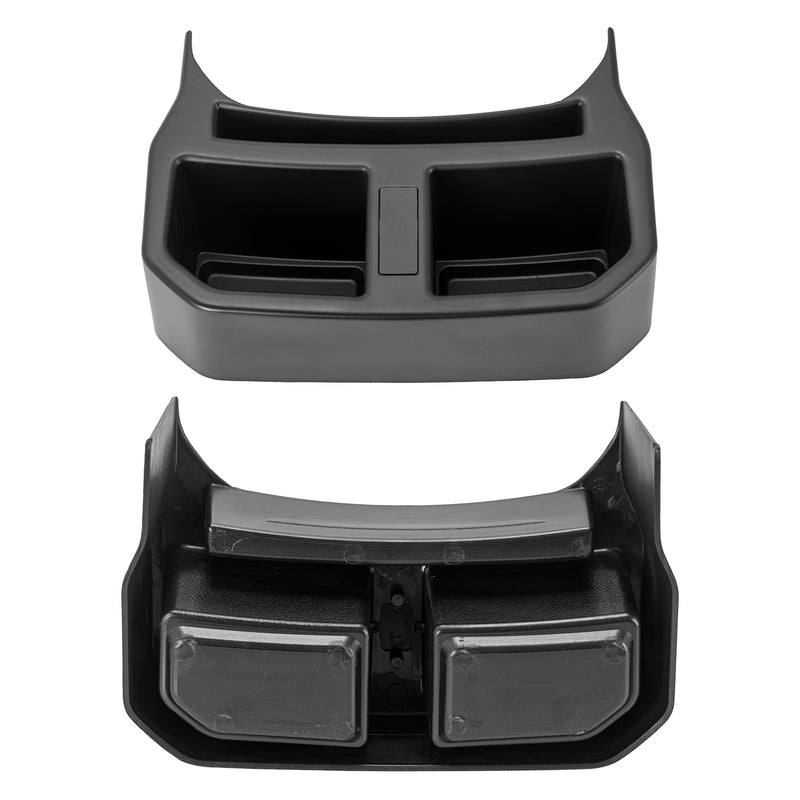 Rear Center Console Cup Holder & Storage Organizer for 2018–2026 Jeep Wrangler JL JLU 4xe & Gladiator JT